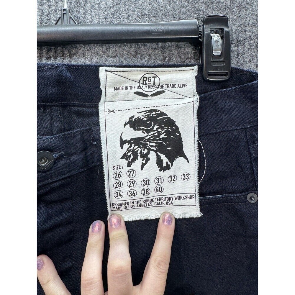 Rogue Territory RGT SK Jeans Mens 30 Selvedge Japan Denim Skinny Fit Made in USA - Picture 5 of 11